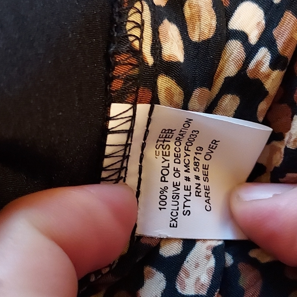 ELEMENTZ blouse 2 fer twinset the look of two pieces in one new size L - Picture 13 of 13